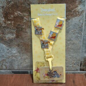 Disney Winnie the Pooh Trading Pins Hunny Pot Breakaway Lanyard ID Badge Holder